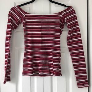 Hollister striped slim tee long sleeve shirt
